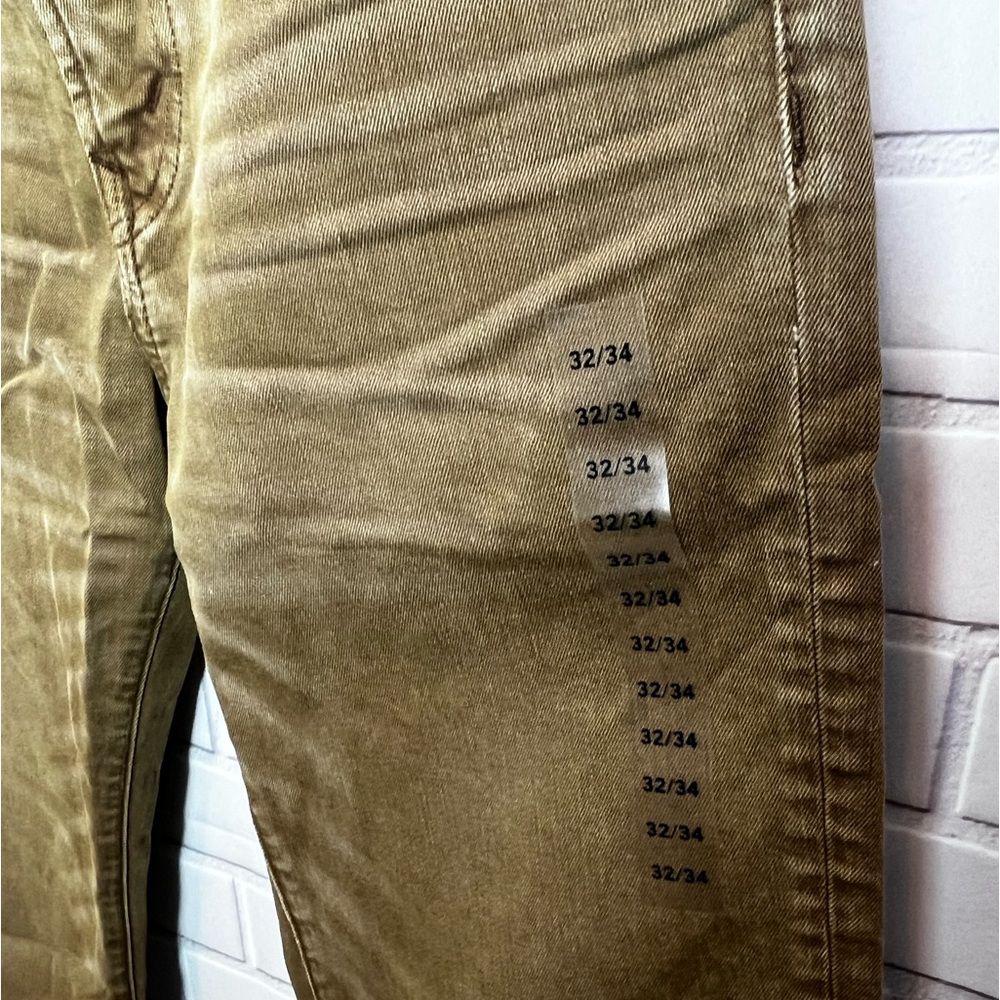 AMERICAN EAGLE slim straight Men’s brown jeans/size 32x34 - Picture 4 of 7